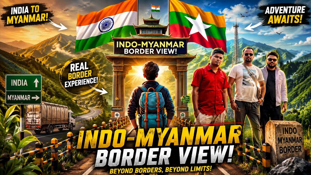 India-Myanmar 🇲🇲 border||pangsau pass|| @Hodavlogs123