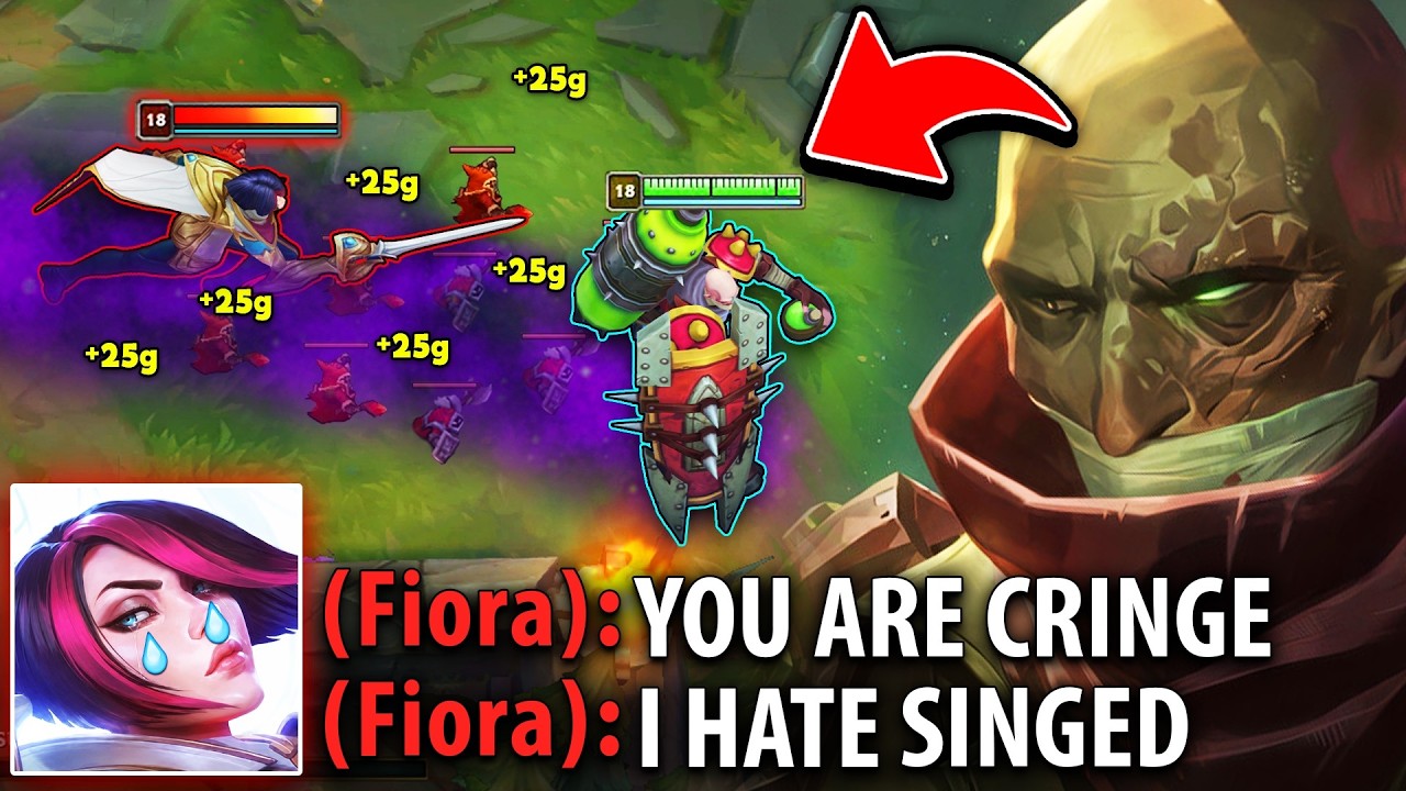 I MADE THE ENEMY FIORA LOSE HER MIND WITH PROXY SINGED! (SHE WAS SO TILTED)