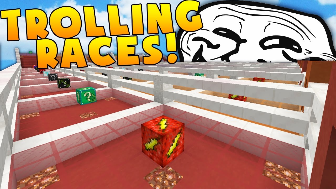 PRANKING EACHOTHER WITH WORLD EDIT - MINECRAFT LUCKY BLOCK RACE | JeromeASF