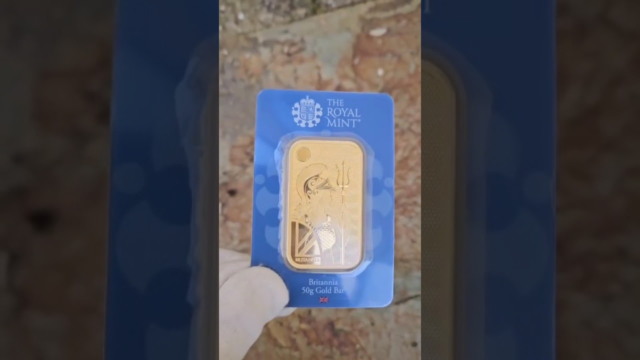 New Gold Britannia Bars by The Royal Mint