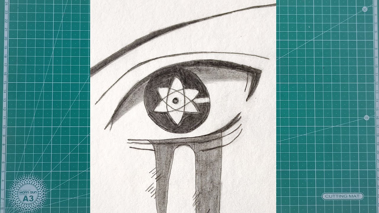 How To Draw Sasuke Sharingan Mangekyō Eyes From Naruto | Easy Anime Drawing StepByStep | Easy Anime 