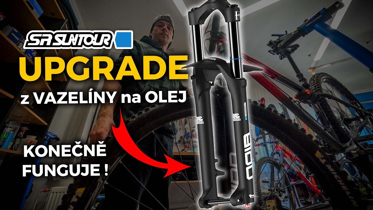 SR Suntour vidlice – upgrade z vazelíny na olej 🛠️