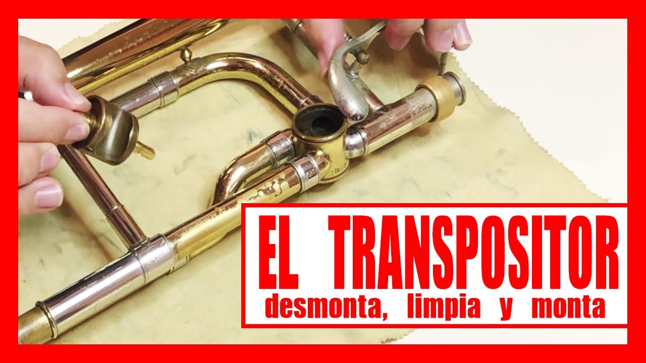 Desmontando el TRANSPOSITOR del trombón. 🎶🔨 Puesta a punto. BACH 42G