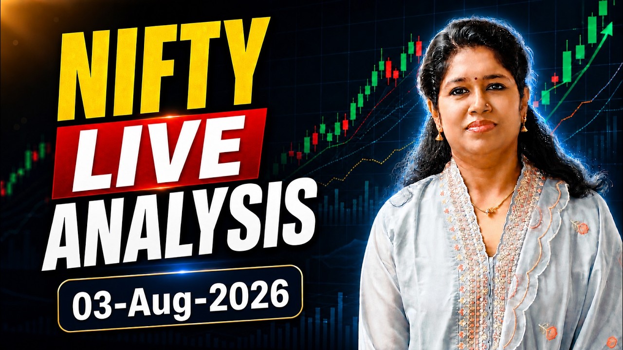 NIFTY & SENSEX LIVE Trading Today | Intraday Levels & Options Analysis | 03 Aug 2026