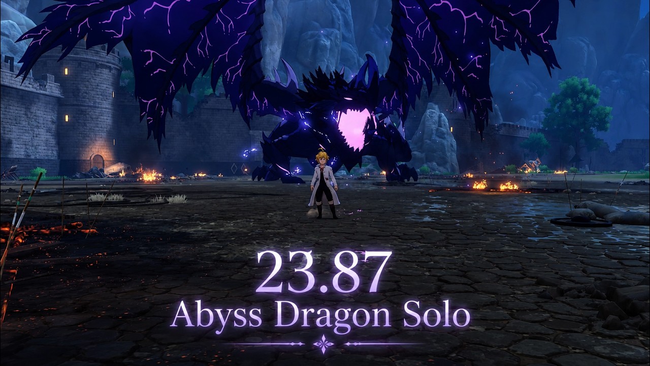 23.87 Abyss Dragon Solo | The Seven Deadly Sins: Origin