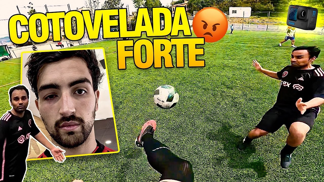 TOMEI UMA COTOVELADA NO OLHO E DEU DISCUSSÃO! VISÃO DE UM JOGADOR