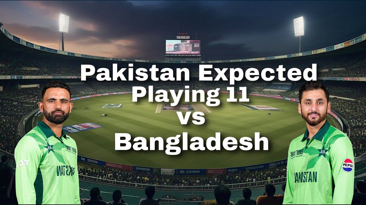 Pakistan&rsquo;s Expected XI vs Bangladesh: Who&rsquo;s In? 😎 | T20I 2025 Prediction