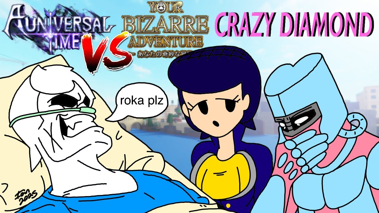 [AUT VS. YBA] CRAZY DIAMOND SHOWCASE + ABILITY COMPARISON