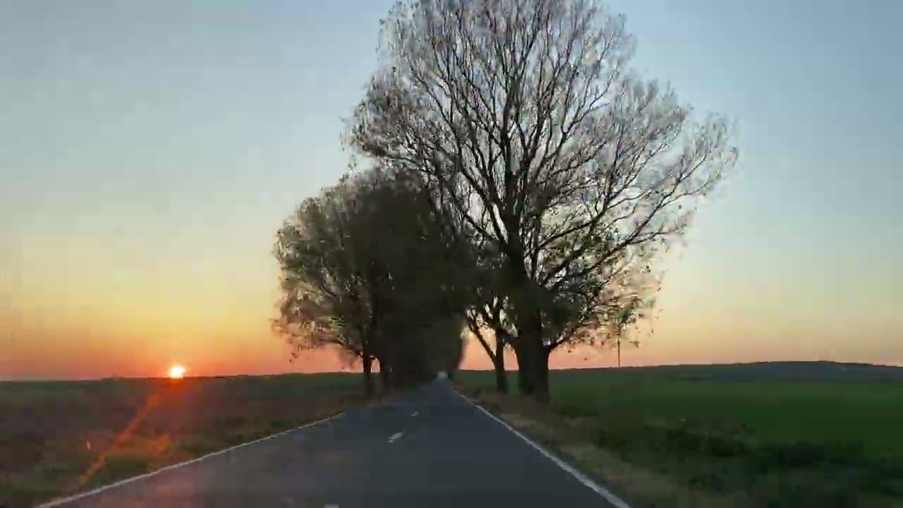 On the road through Tulcea, Romania