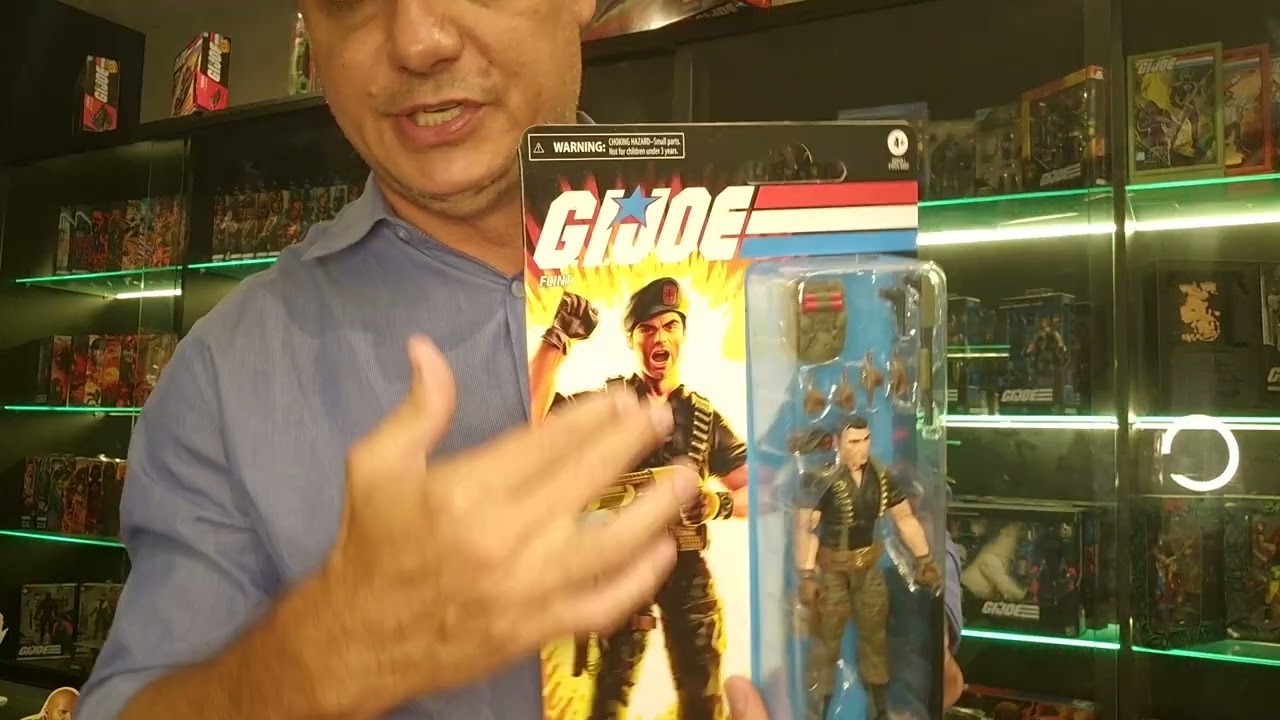 Gi Joe Classified RetroCardBack  - FLINT - In Card Review 