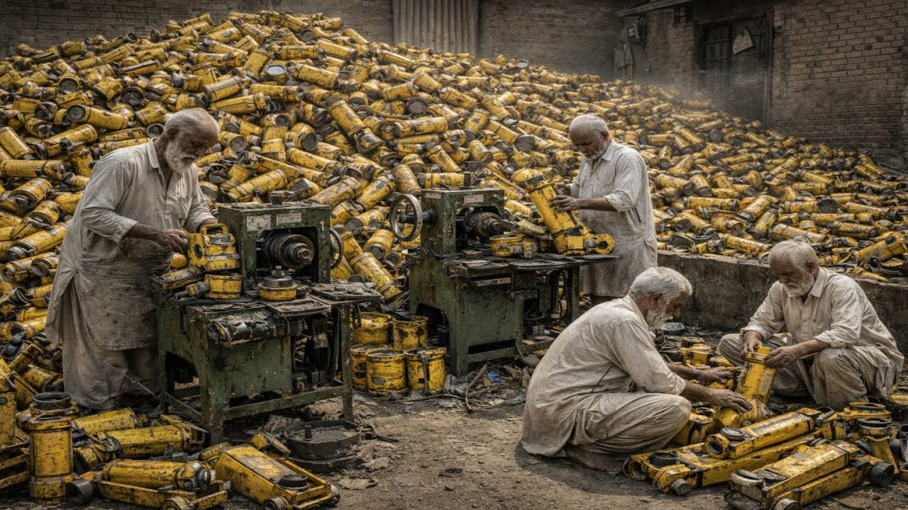 How Made a Hydraulic Jacks Manufacturing in Factory |Amazing Manufacturing Process of Hydraulic Jack