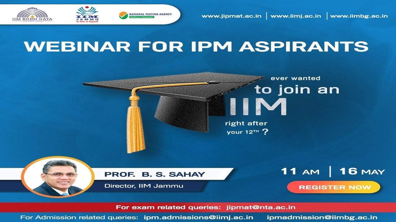 IPM Admissions Webinar 2.0