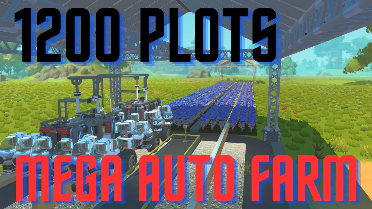 1200 PLOT MEGA AUTO FARM! | Scrap Mechanic Concept