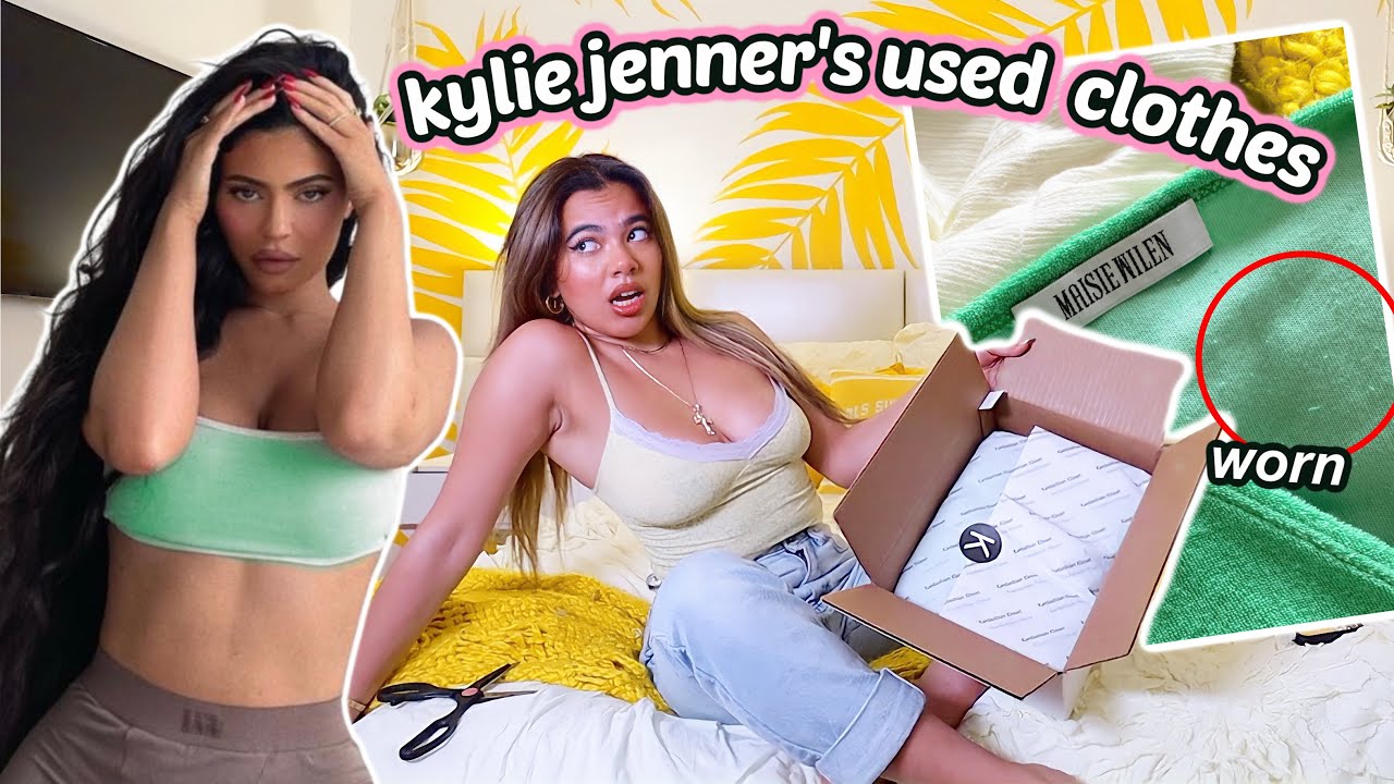 I SPENT $250 ON KYLIE JENNERS USED CLOTHES... lets unbox