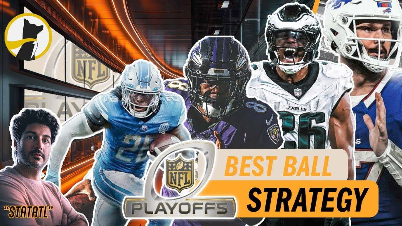 NFL Playoff Best Ball Strategy Live Stream w/StatATL