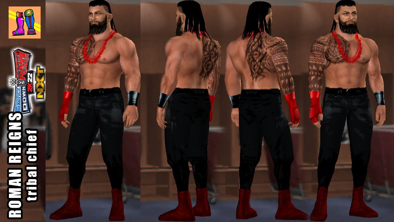 Roman Reigns 2024 Tribal Chief | SVR2011 CAW PS2 PSP MRRICEBALL CAW FORMULA