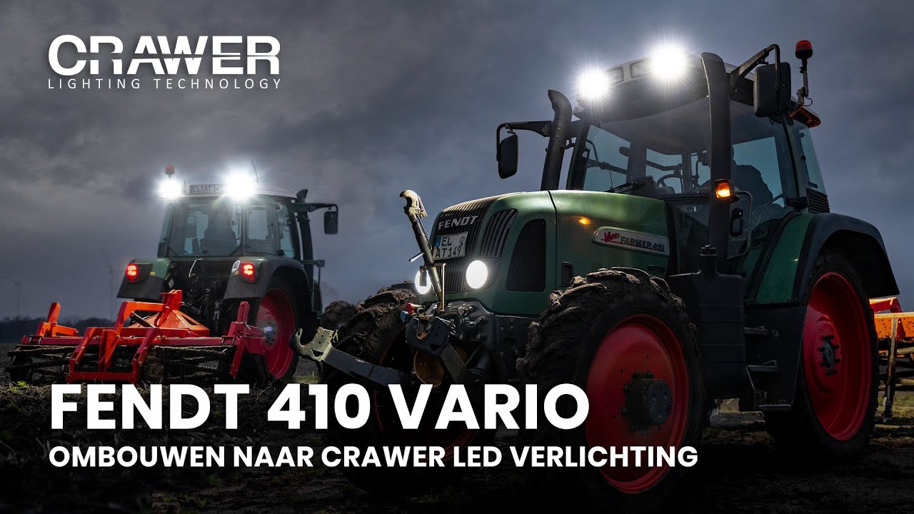 Fendt 410 Vario met CRAWER LED-verlichting | Ledhandel24.nl