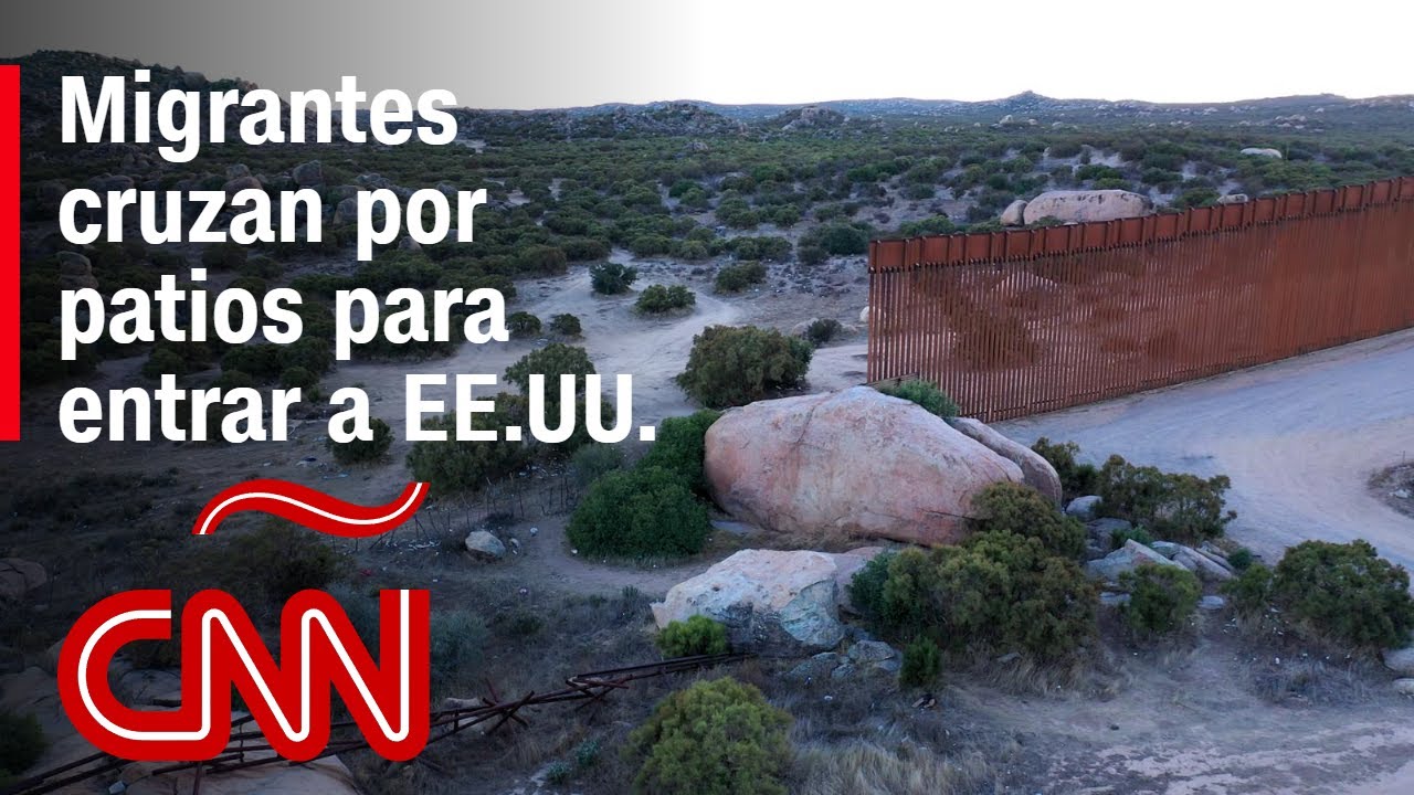 Migrantes cruzan la frontera a través de los patios traseros de estos residentes de California