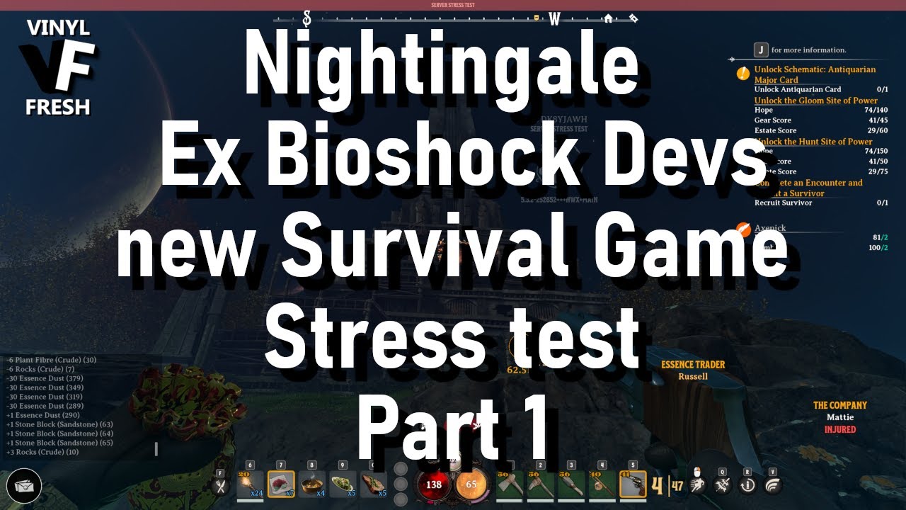 Nightingale - Ex Bioshock Devs New Survival Game! - Stress test part 1.