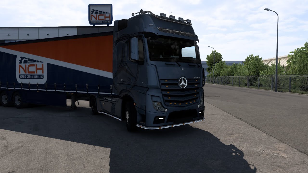 Livraison de BIG BAG de GRAINES en LETONIE. EURO TRUCK SIMULATOR 2🚛