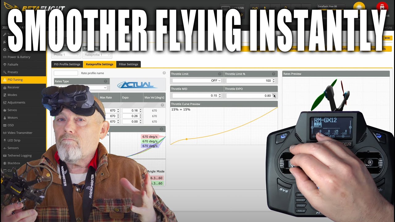 Betaflight Throttle Tuning Will Improve Your Flying for Smoother Freestyle, Racing & Cinematics