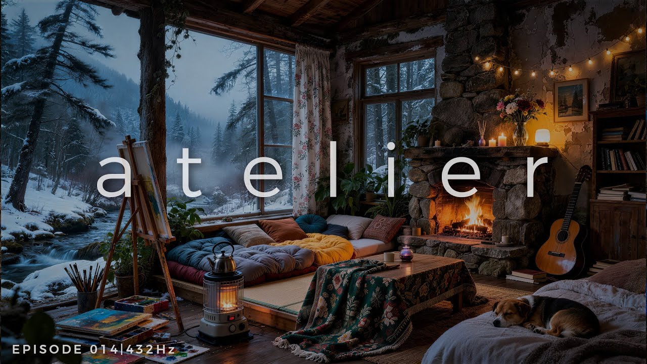RETREAT 014 | Глубокий сон и уединение | 432 Гц и звуки камина и снега [4K]