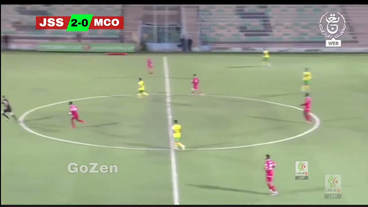 شاهد اهداف مباراة اليوم بين شبيبة الساورة 2 مولودية وهران 0