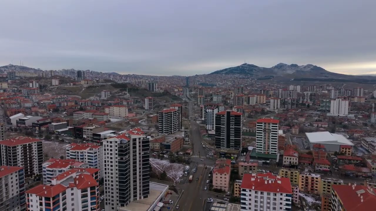 Ankara / Celal İbiş Parkı, Okul, Kuşlar, Şehir Manzaraları