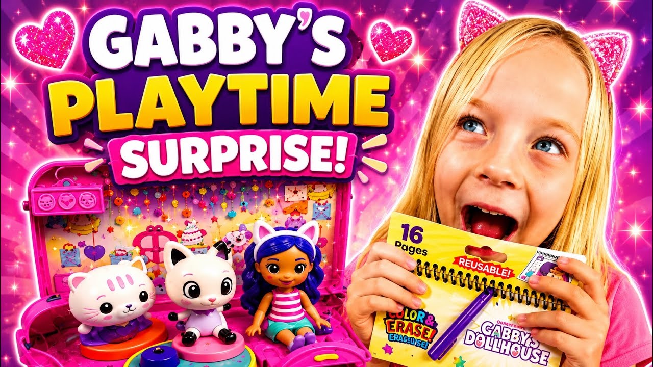 Gabby's Dollhouse Activity Pad Coloring & Playtime Fun | Sky's Playland