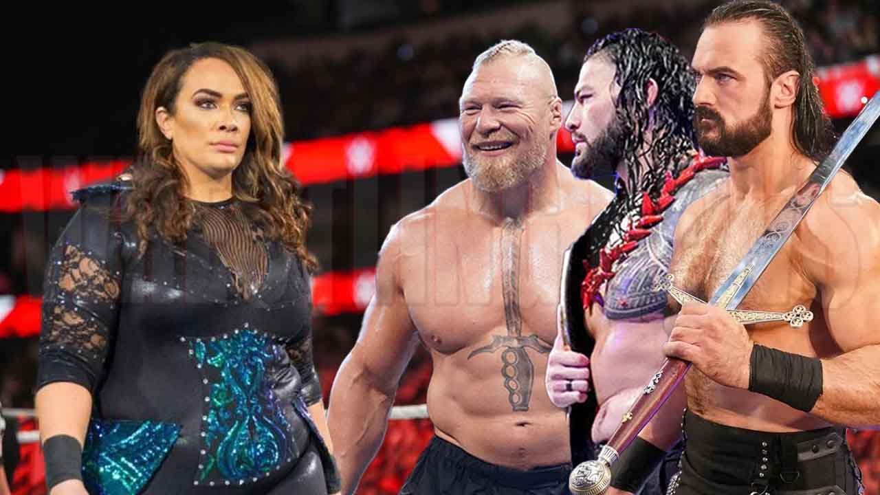 Nia Jax vs Brock Lesnar Roman Reigns Drew Mcintyre Handicap Match Wrestling News
