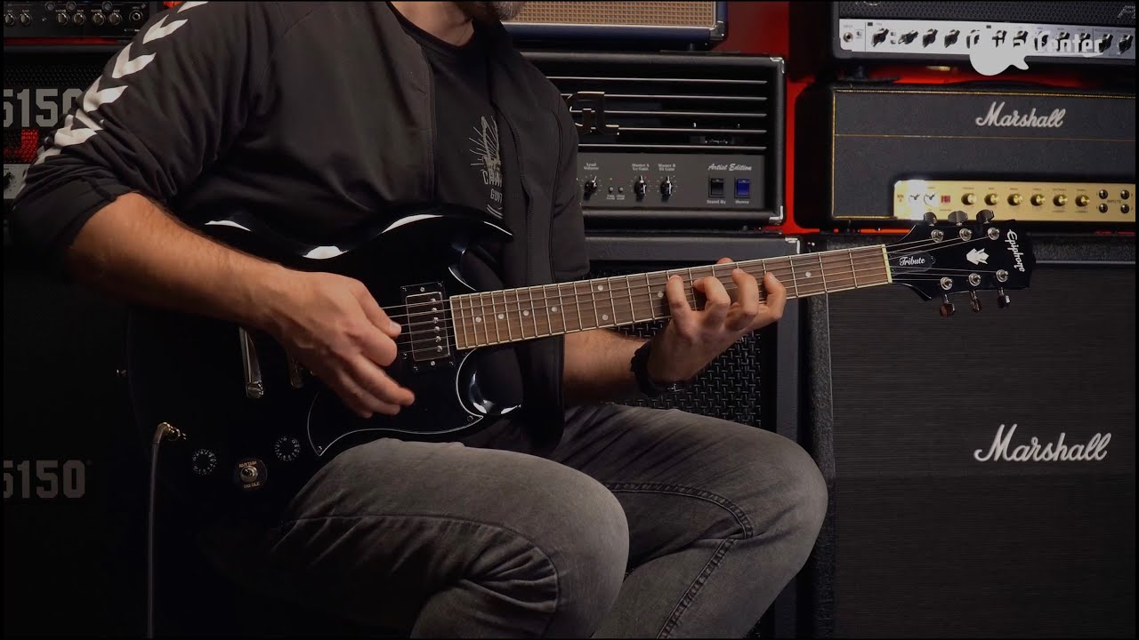 Epiphone SG Tribute Ebony - Nie musi być drogo, by było dobrze | TV Guitar Center