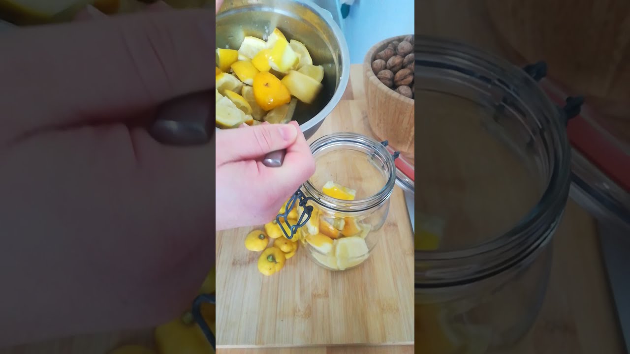 Citrons lactofermentés ou citrons confits au sel