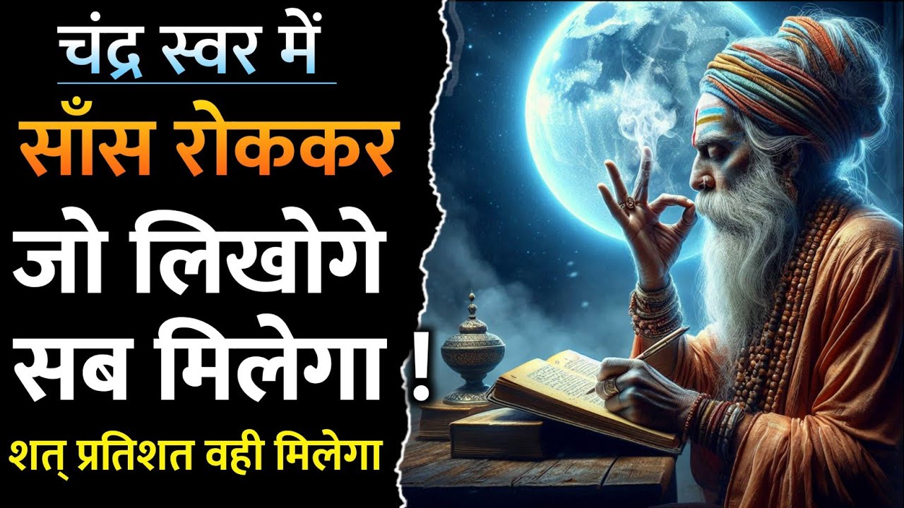 चंद्र स्वर से करोड़ मिलेंगे। यूनिवर्स का खजाना| Swar Vigyan se kaise karae wish puri