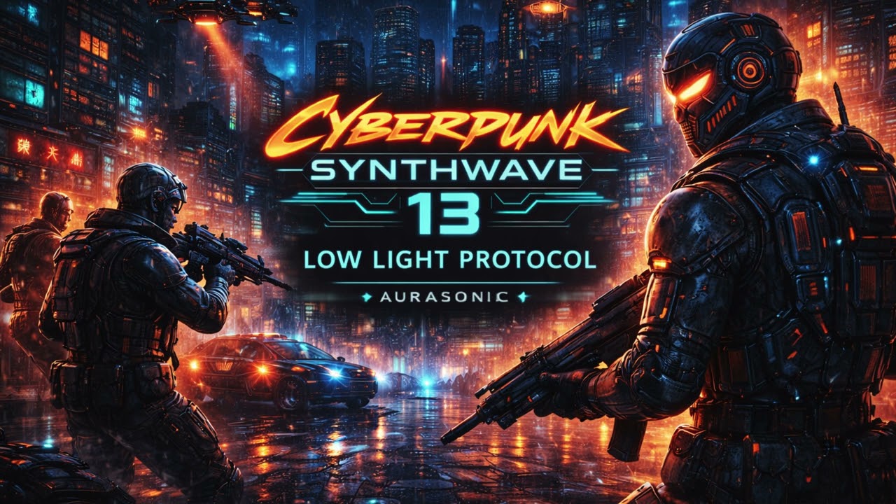 Cyberpunk Synthwave 13 — Low Light Protocol 🛑 Stealth Futuristic Vibes | AURASONIC