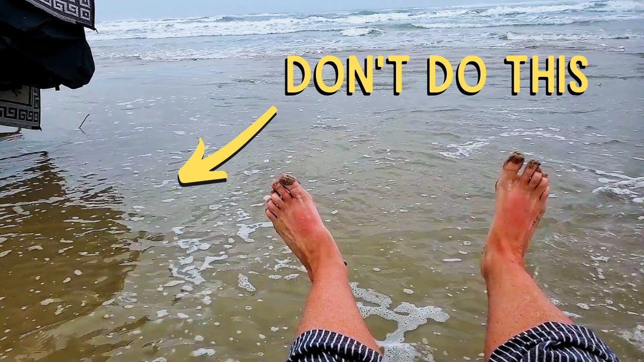 Beach Camping? DON'T DO THIS! RV Swamped by Water in Texas