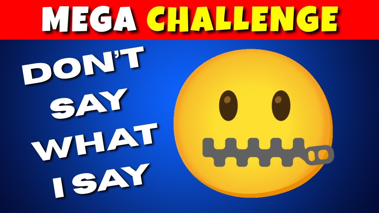 Avoid SAYING The SAME THING As Me 🤔 | MEGA CHALLENGE 🔥📢 #avoidsayingthesame #avoidthesameasme
