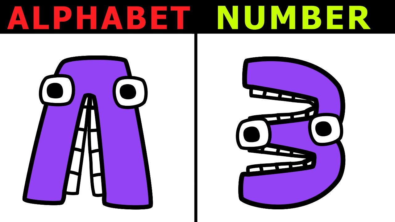 UNIFON Alphabet Lore BUT NUMBER LORE | Alphabet lore | Animation