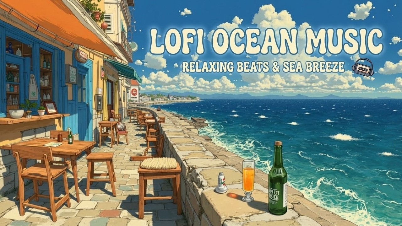 Расслабляющее океанское лофи для учебы и перерывов на психическое здоровье