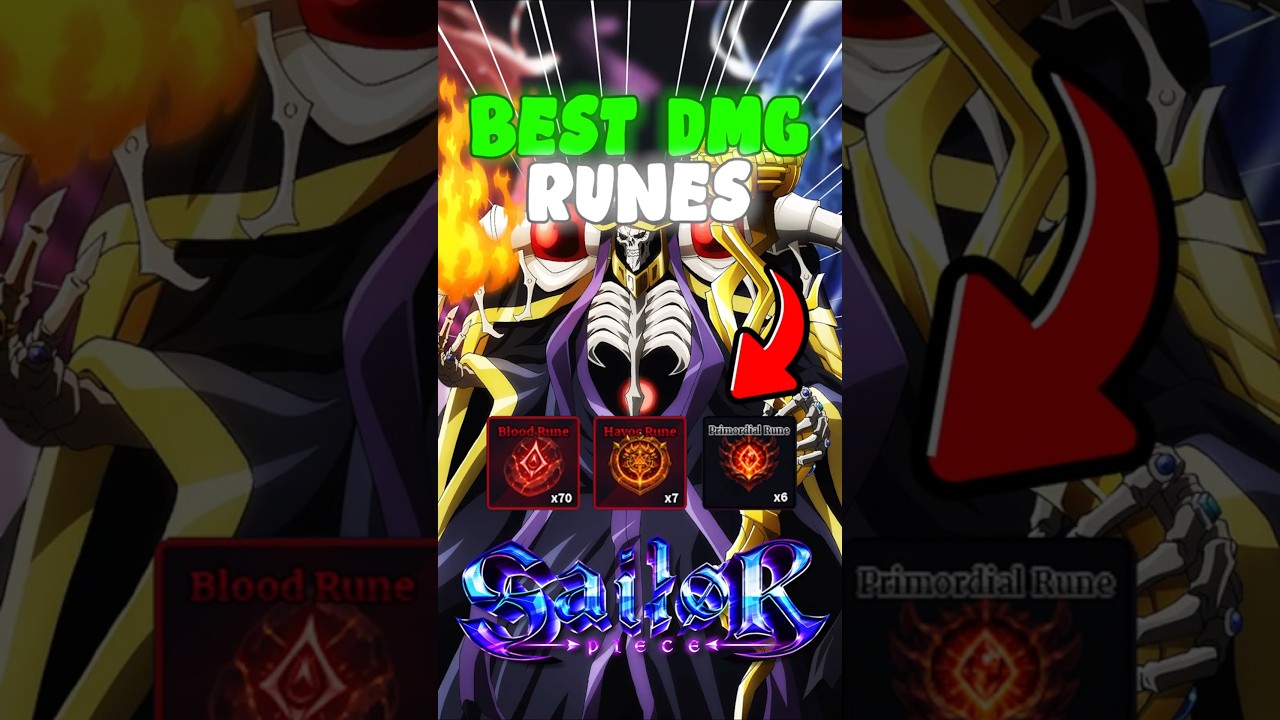 TOP 3 RUNY NA DMG w Sailor Piece #roblox #sailorpiece