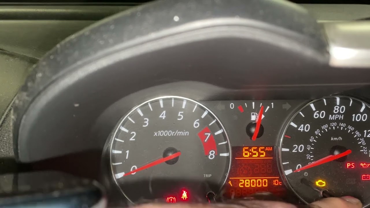 Сброс сервисного обслуживания Nissan Note