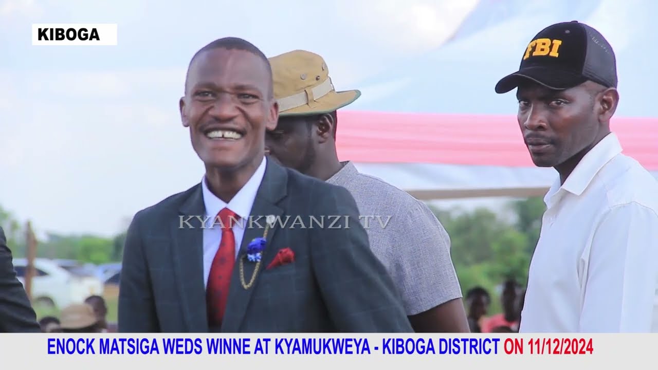 ENOCK MATSIGA WEDS WINNIE AT KYAMUKWEYA   KIBOGA
