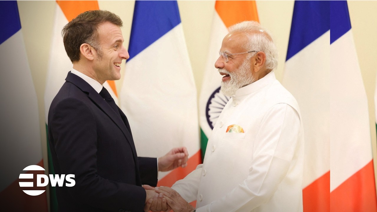 Macron-Modi Hug & Red Button Ceremony – First H125 Assembly Line in India | DWS News | AC1F