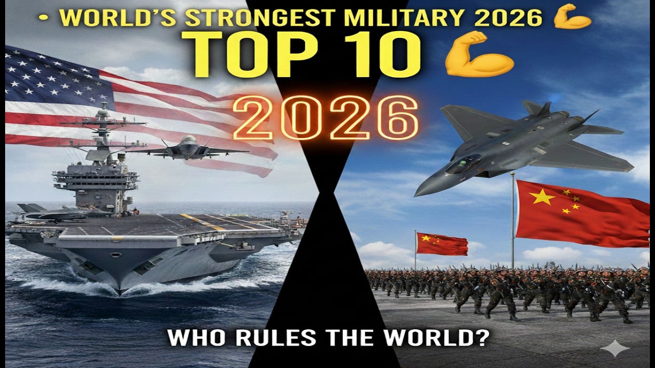 “Top 10 Most Powerful Countries in the World 2026 🇺🇸🇨🇳🇷🇺 | Military Power Ranking 💣🔥”