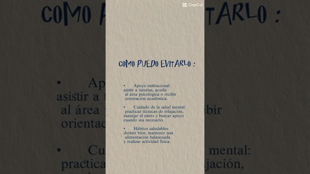 Salud Mental.- estrés académico