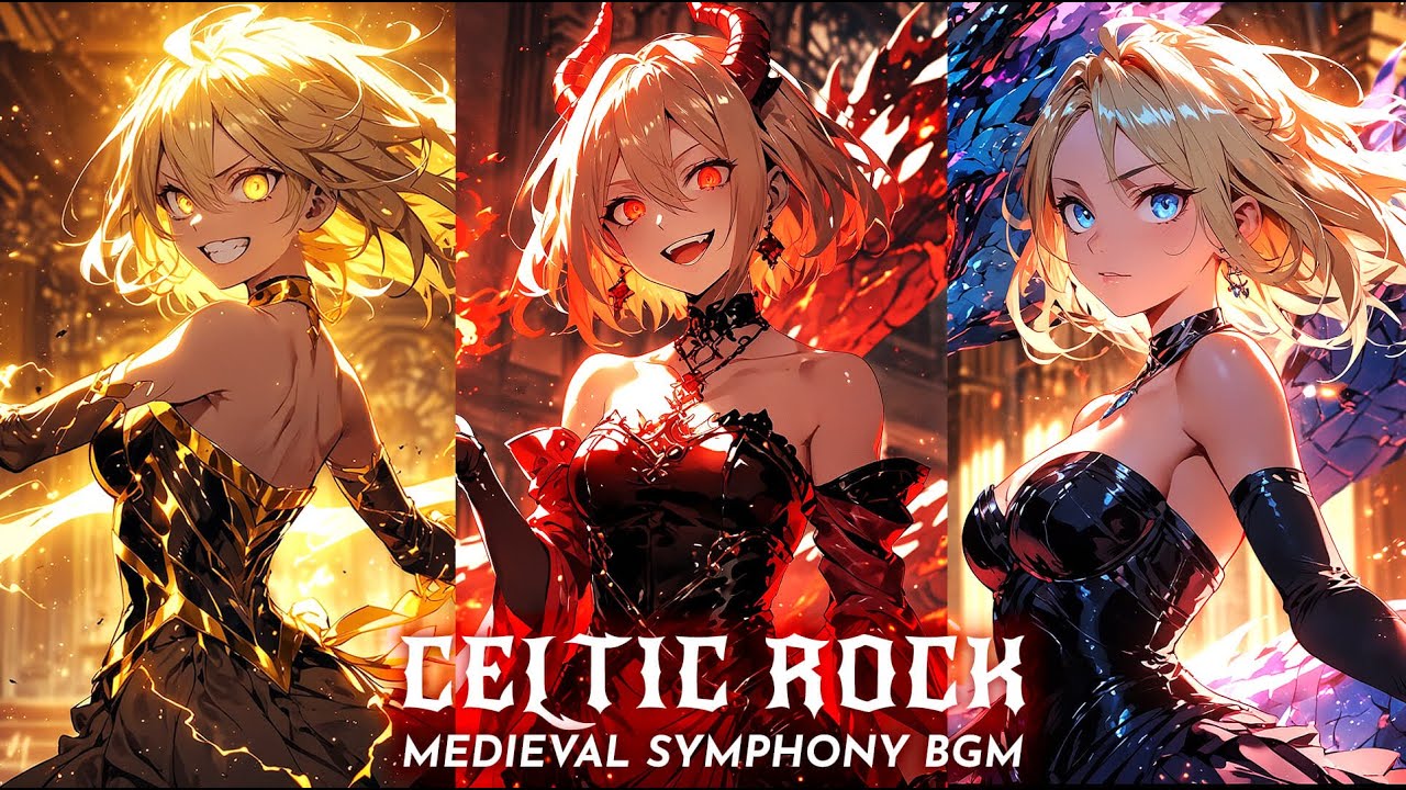 🔥Celtic Rock Medieval Symphony 🎻✨2 Hours of Fantasy Bard Vibes for Gaming, Work & Study⚡