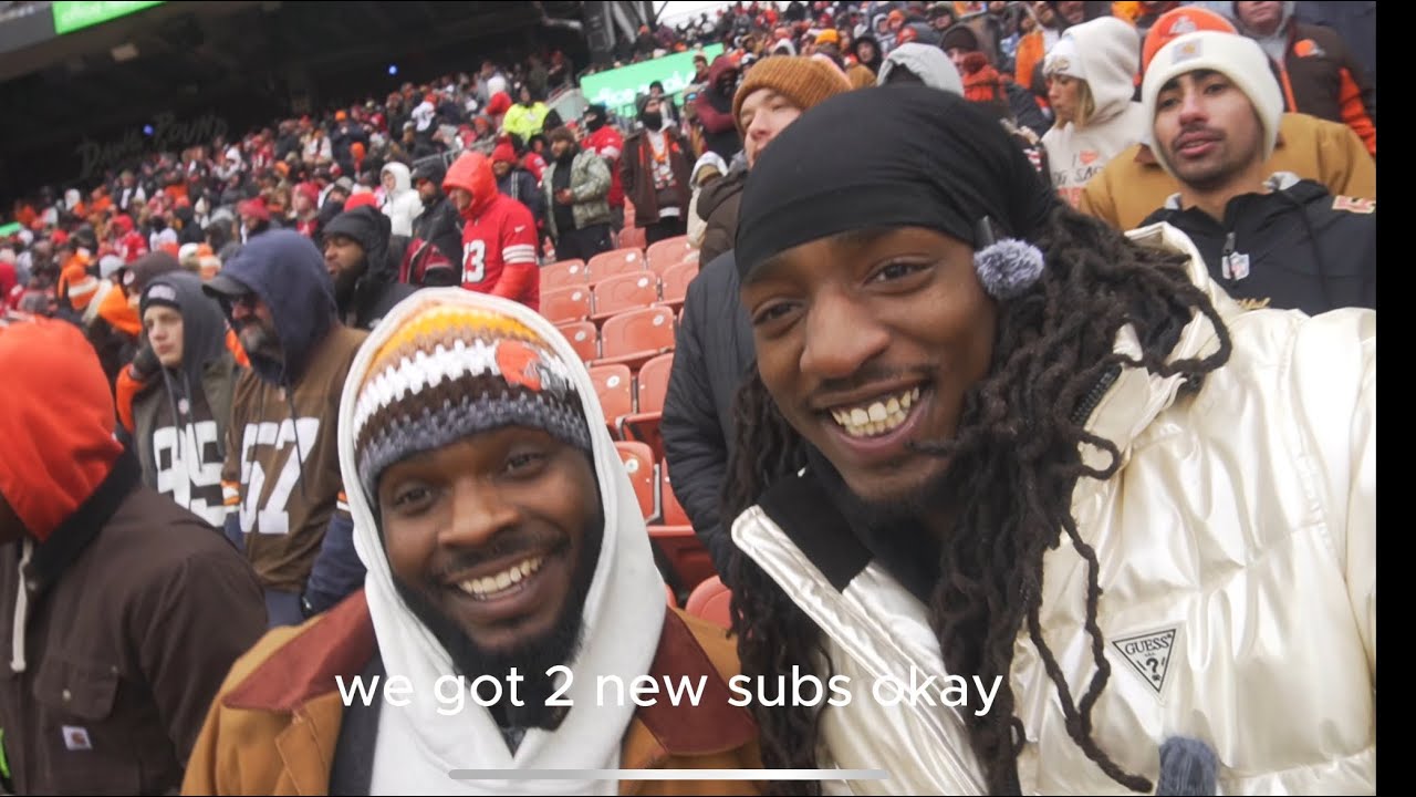 First Browns game with my lil bro… pretty sure we were louder than the whole stadium