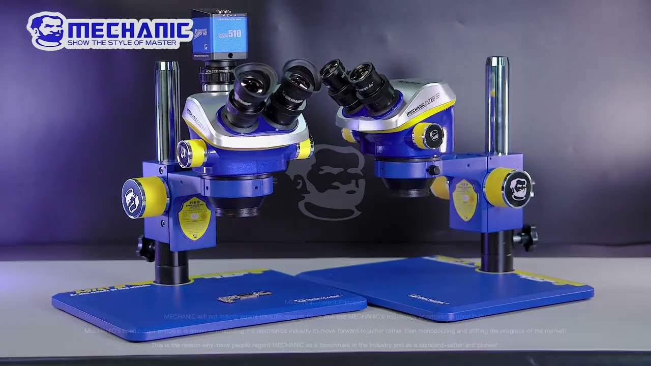 MECHANIC 【Mic3】 Trinocular Stereo Microscope
