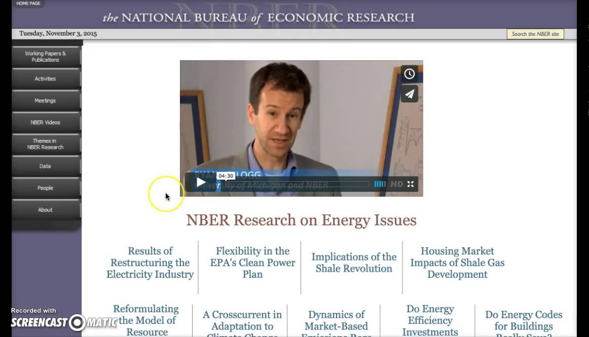 The National Bureau of Economic Research Bontrager and Therrien