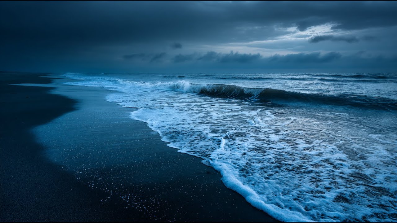 🌊 Gentle Ocean Waves for Sleep • Natural Insomnia Treatment to Calm Your Mind & Body