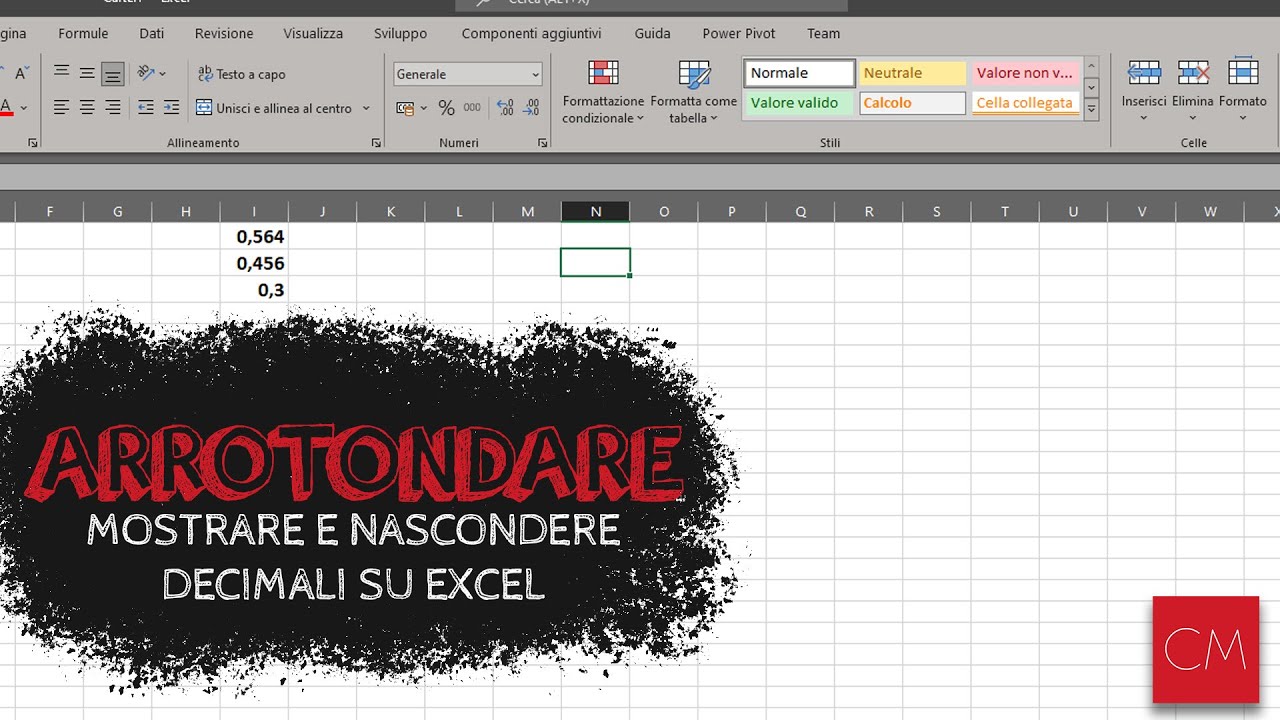 Come mostrare, nascondere e arrotondare i decimali su Excel
